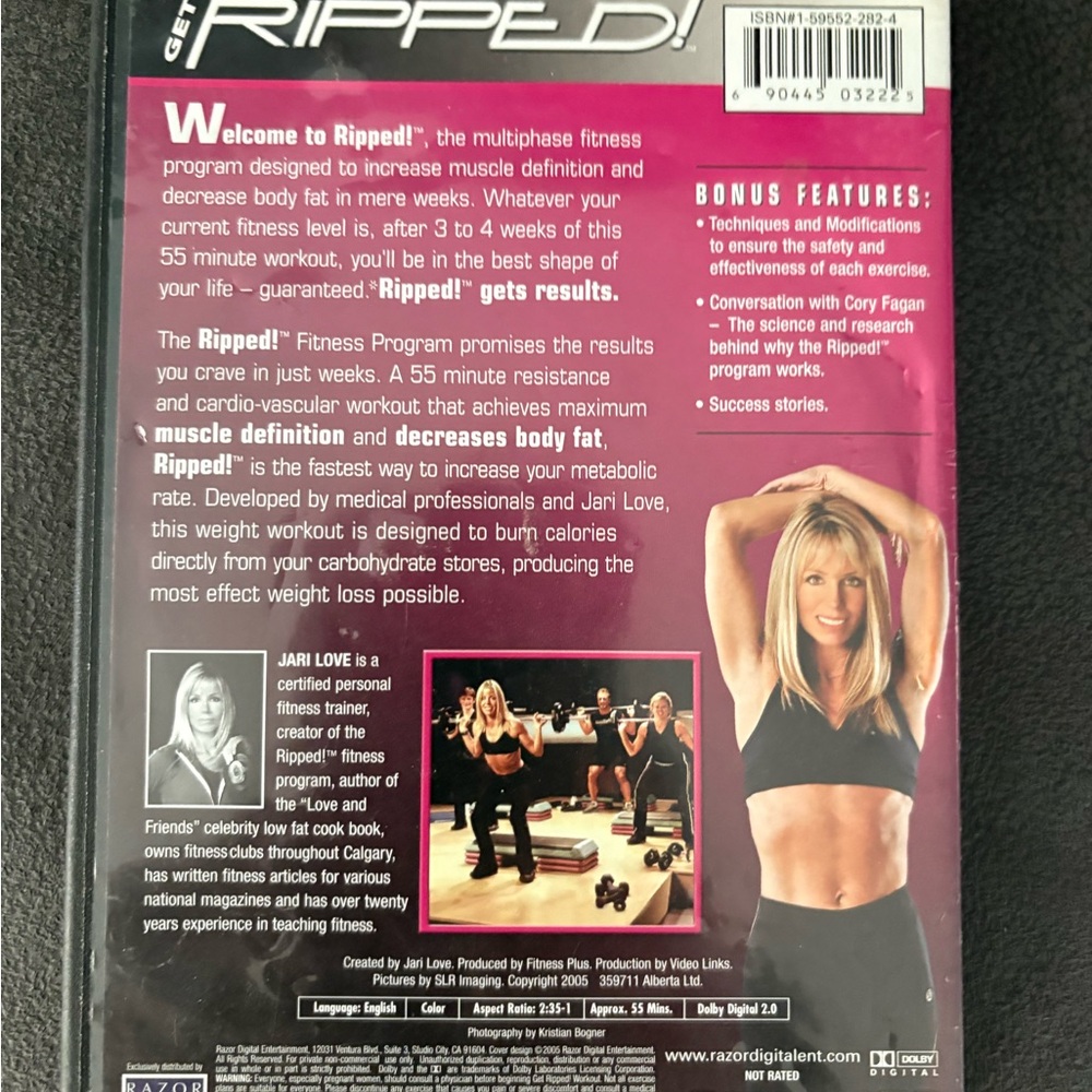 Get Ripped! DVD - Pink Cover - Picture 2 of 3